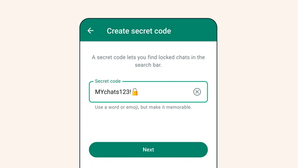 WhatsApp secret code